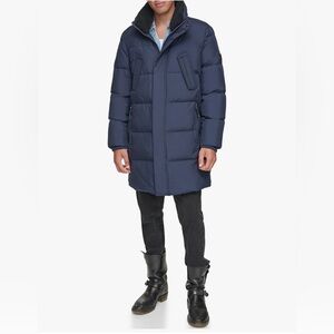 Andrew Marc mens Parka With Sherpa Trim Collar (XL)